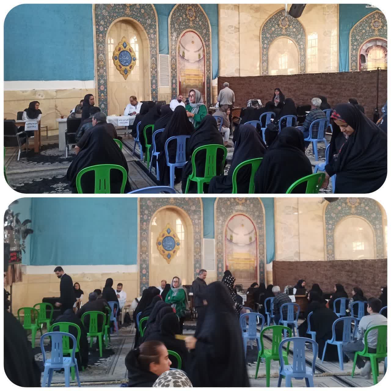 خدمت‌رسانی گروه جهادی متخصصین به ۱۲۰ مددجوی اداره ۴ مشهد 